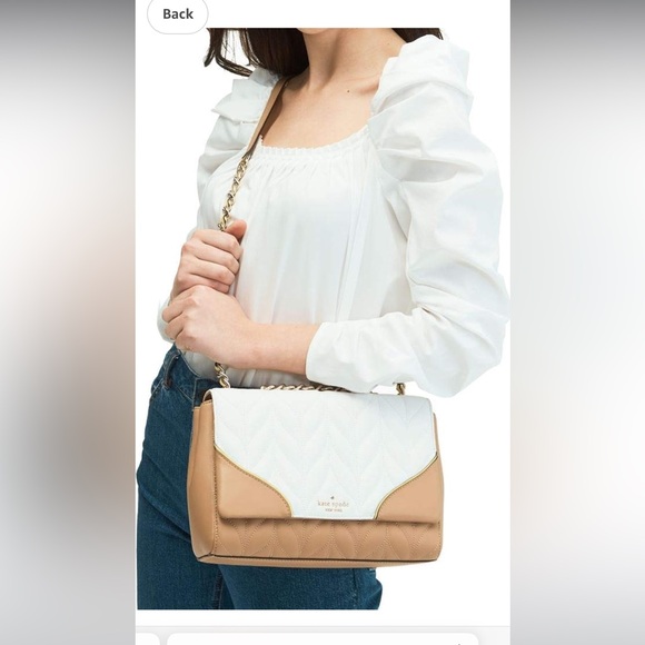 EUC Kate Spade Emelyn Briar Lane quilted bag medium - Picture 8 of 10